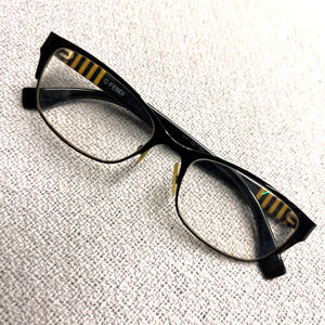 Fendi Frames Womens FF0033 Half Rim Optical Eyeglasses Designer